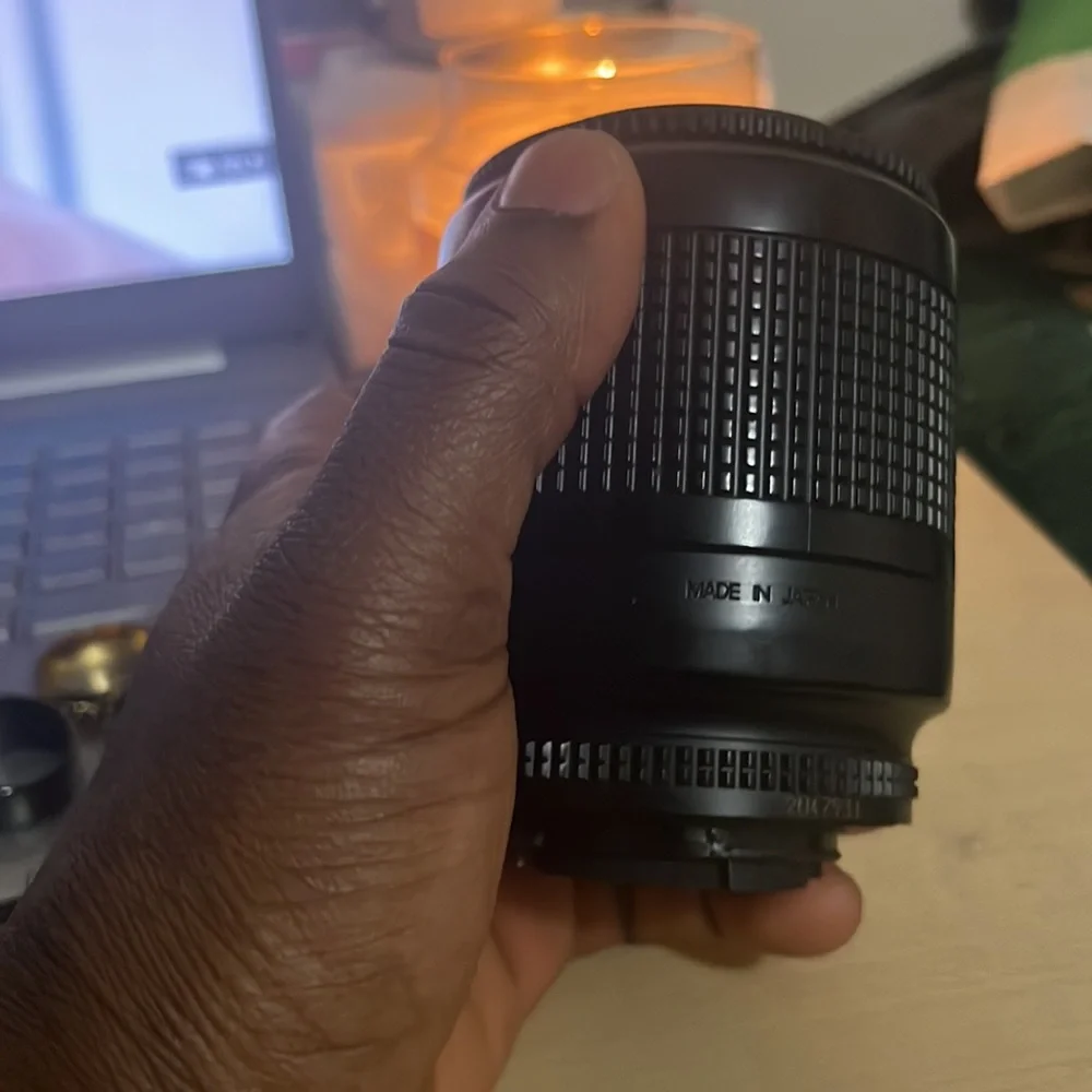 Nikon Af Nikkor 80-200mm fairly used. It is missing the caps though